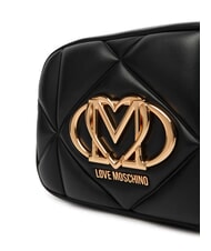 LOVE MOSCHINO EMBOSSED Bolsa para estuche de c&aacute;mara negro - Bolsos Mujer - 3