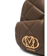 LOVE MOSCHINO EMBOSSED Mochila con bolsillo lodo - Bolsos Mujer - 4