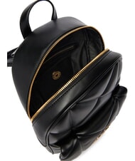 LOVE MOSCHINO EMBOSSED Mochila con bolsillo negro - Bolsos Mujer - 6