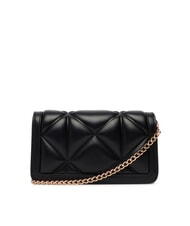 LOVE MOSCHINO EMBOSSED Mini bolso de hombro de metal negro - Carteras Mujer - 2