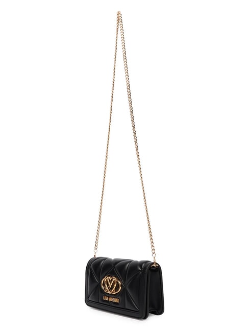 EMBOSSED Mini bolso de hombro de metal negro - Carteras Mujer