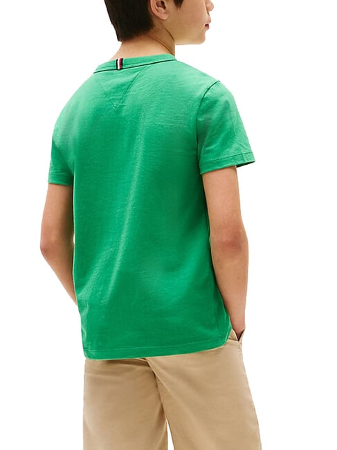 TH KIDS Camiseta de algod&oacute;n de manga corta verde radiante - Camiseta ni&ntilde;o