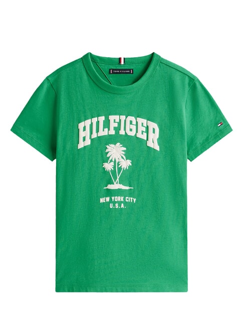 TH KIDS Camiseta de algod&oacute;n de manga corta verde radiante - Camiseta ni&ntilde;o