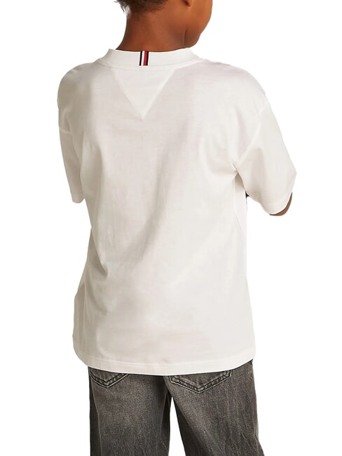 TH KIDS Camiseta de manga corta de corte relajado blanco - Camiseta ni&ntilde;o