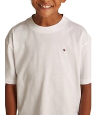 TOMMY HILFIGER TH KIDS Camiseta de manga corta de corte relajado blanco - Camiseta ni&ntilde;o - 3