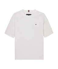 TOMMY HILFIGER TH KIDS Camiseta de manga corta de corte relajado blanco - Camiseta ni&ntilde;o - 4