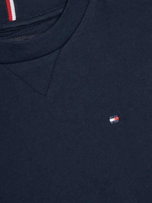 TH KIDS Camiseta de manga corta con bordado de bandera Marina de noche oscura - Camiseta ni&ntilde;o