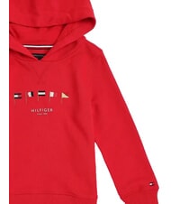 TOMMY HILFIGER TH KIDS Sudadera con capucha y bordado de bandera rojo primario - Sudadera Beb&eacute; - 2
