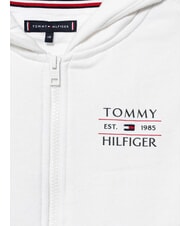 TOMMY HILFIGER TH KIDS Sudadera con cremallera completa para ni&ntilde;os blanco - Sudadera Beb&eacute; - 3