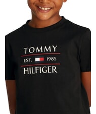 TOMMY HILFIGER TH KIDS Camiseta con estampado maxi logo negro - Camiseta ni&ntilde;o - 3