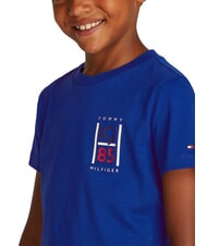 TOMMY HILFIGER TH KIDS Camiseta de manga corta para ni&ntilde;os cu&ntilde;a azul - Camiseta ni&ntilde;o - 3