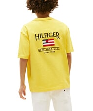 TOMMY HILFIGER TH KIDS Camiseta de manga corta con bandera carambola amarilla - Camiseta ni&ntilde;o - 2