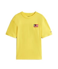 TOMMY HILFIGER TH KIDS Camiseta de manga corta con bandera carambola amarilla - Camiseta ni&ntilde;o - 5