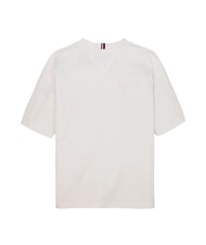 TOMMY HILFIGER TH KIDS Camiseta de manga corta de corte relajado blanco - Camiseta ni&ntilde;o - 5