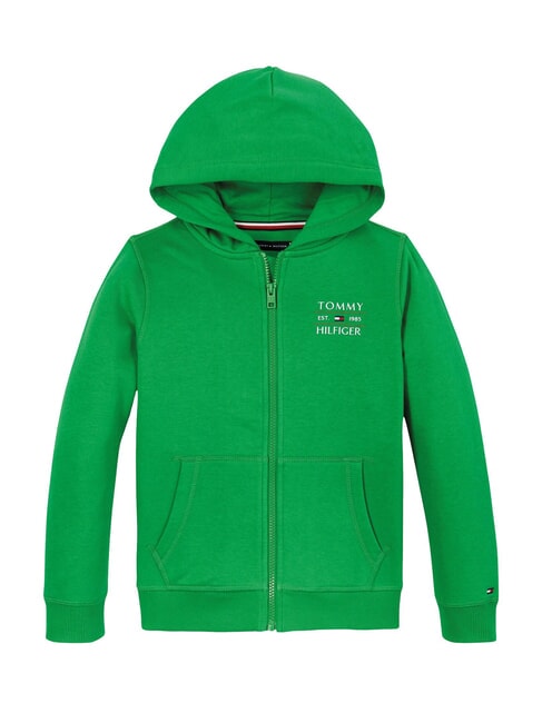 TH KIDS Sudadera con cremallera completa para ni&ntilde;os verde radiante - Sudadera Beb&eacute;