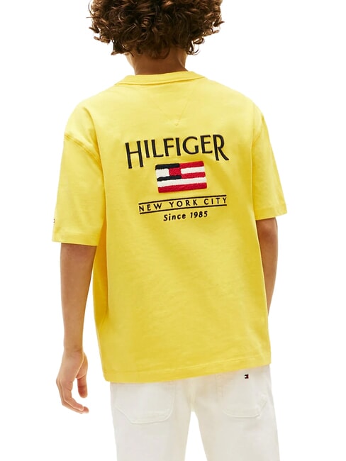 TH KIDS Camiseta de manga corta con bandera carambola amarilla - Camiseta ni&ntilde;o