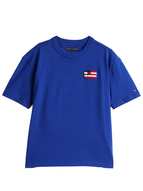 TH KIDS Camiseta de manga corta con bandera cu&ntilde;a azul - Camiseta ni&ntilde;o