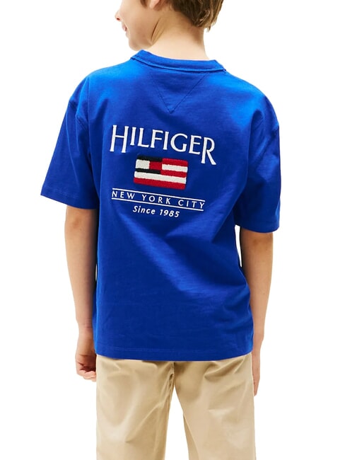 TH KIDS Camiseta de manga corta con bandera cu&ntilde;a azul - Camiseta ni&ntilde;o