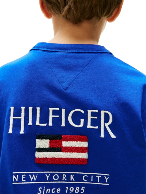 TH KIDS Camiseta de manga corta con bandera cu&ntilde;a azul - Camiseta ni&ntilde;o