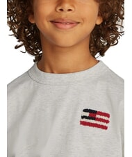 TOMMY HILFIGER TH KIDS Camiseta de manga corta con bandera brezo blanco como la nieve - Camiseta ni&ntilde;o - 3