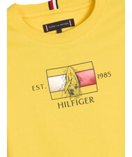TOMMY HILFIGER TH KIDS Camiseta de manga corta con estampado carambola amarilla - Camiseta ni&ntilde;o - 3