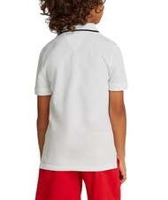 TOMMY HILFIGER TH KIDS Polo de manga corta para ni&ntilde;os blanco - Camiseta ni&ntilde;o - 2