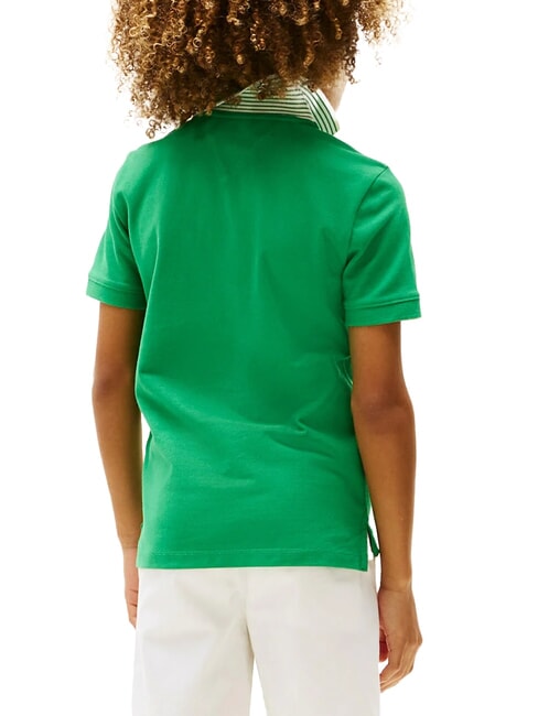 TH KIDS Polo de manga corta para ni&ntilde;os verde radiante - Camiseta ni&ntilde;o