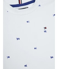 TOMMY HILFIGER TH KIDS Camiseta de algod&oacute;n con estampados blanco brillante - Camiseta ni&ntilde;o - 3