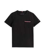 TOMMY HILFIGER TH KIDS Camiseta de manga corta con bolsillo negro - Camiseta ni&ntilde;o - 3