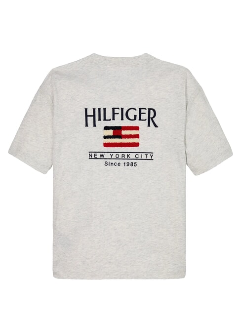 TH KIDS Camiseta de manga corta con bandera brezo blanco como la nieve - Camiseta ni&ntilde;o