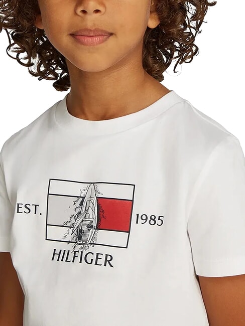 TH KIDS Camiseta de manga corta con estampado blanco - Camiseta ni&ntilde;o
