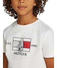 TOMMY HILFIGER TH KIDS Camiseta de manga corta con estampado blanco - Camiseta ni&ntilde;o - 3