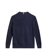 TOMMY HILFIGER TH KIDS C&aacute;rdigan de algod&oacute;n para ni&ntilde;os Marina de noche oscura - Su&eacute;teres para ni&ntilde;os - 2