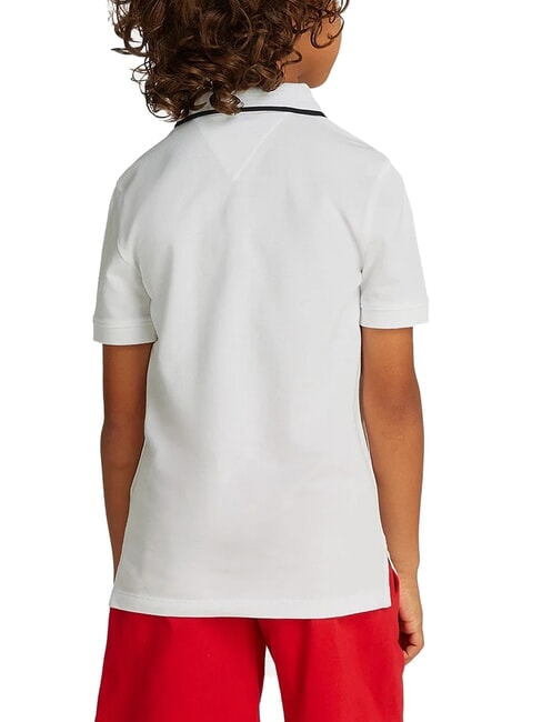 TH KIDS Polo de manga corta para ni&ntilde;os blanco - Camiseta ni&ntilde;o