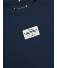 TOMMY HILFIGER TH KIDS Sudadera de cuello redondo con parche de logo Marina de noche oscura - Sudadera Beb&eacute; - 3