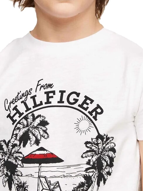 TH KIDS Camiseta de manga corta con estampado blanco - Camiseta ni&ntilde;o