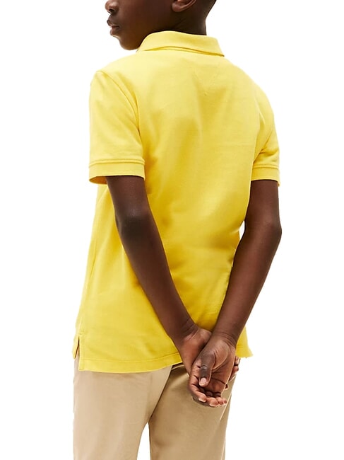 TH KIDS Polo de algod&oacute;n de manga corta carambola amarilla - Camiseta ni&ntilde;o