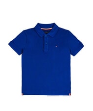 TOMMY HILFIGER TH KIDS Polo de algod&oacute;n de manga corta cu&ntilde;a azul - Camiseta ni&ntilde;o - 4
