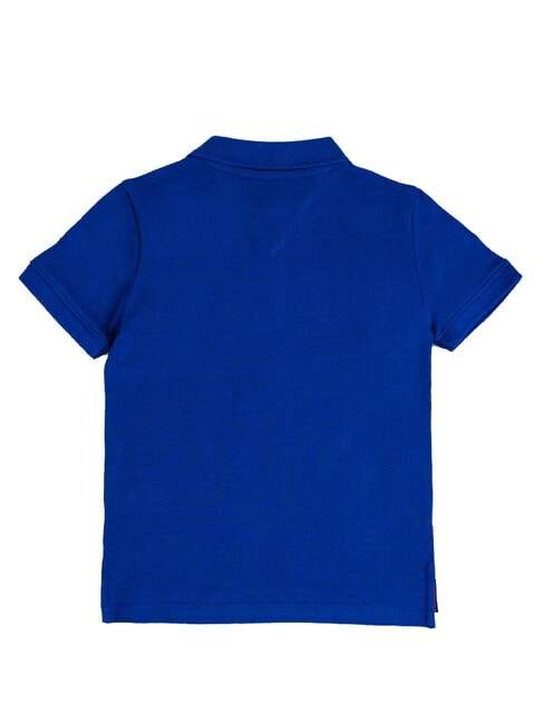 TH KIDS Polo de algod&oacute;n de manga corta cu&ntilde;a azul - Camiseta ni&ntilde;o