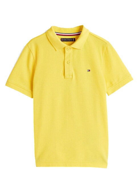 TH KIDS Polo de algod&oacute;n de manga corta carambola amarilla - Camiseta ni&ntilde;o