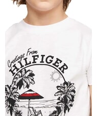 TOMMY HILFIGER TH KIDS Camiseta de manga corta con estampado blanco - Camiseta ni&ntilde;o - 3