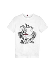 TOMMY HILFIGER TH KIDS Camiseta de manga corta con estampado blanco - Camiseta ni&ntilde;o - 4