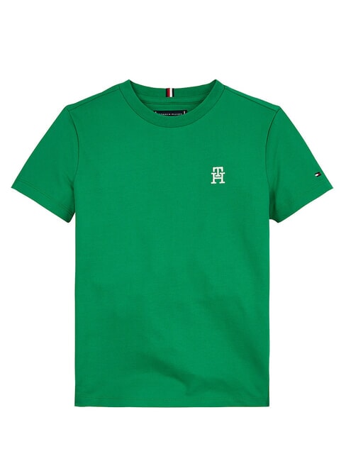 TH KIDS Camiseta de manga corta con escudo del logotipo Verde Ol&iacute;mpico - Camiseta ni&ntilde;o