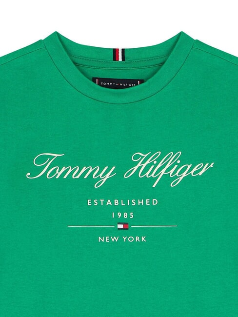 TH KIDS Camiseta de manga corta infantil con estampado Verde Ol&iacute;mpico - Camiseta ni&ntilde;o