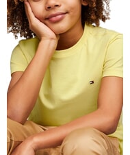 TOMMY HILFIGER TH KIDS Camiseta de manga corta de corte regular carambola amarilla - Camiseta ni&ntilde;o - 3