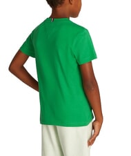TOMMY HILFIGER TH KIDS Camiseta de manga corta de corte regular verde radiante - Camiseta ni&ntilde;o - 2