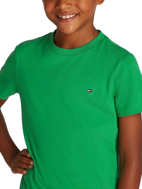 TH KIDS Camiseta de manga corta de corte regular verde radiante - Camiseta ni&ntilde;o