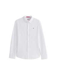 TOMMY HILFIGER TH JEANS Flag Camisa de algod&oacute;n blanco - Camisas de hombre - 4