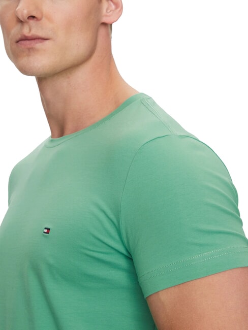  Camiseta el&aacute;stica para hombre Fuerte verde - camiseta