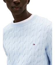 TOMMY HILFIGER TH  Su&eacute;ter de cuello redondo azul ventoso - Su&eacute;teres de los hombres - 2